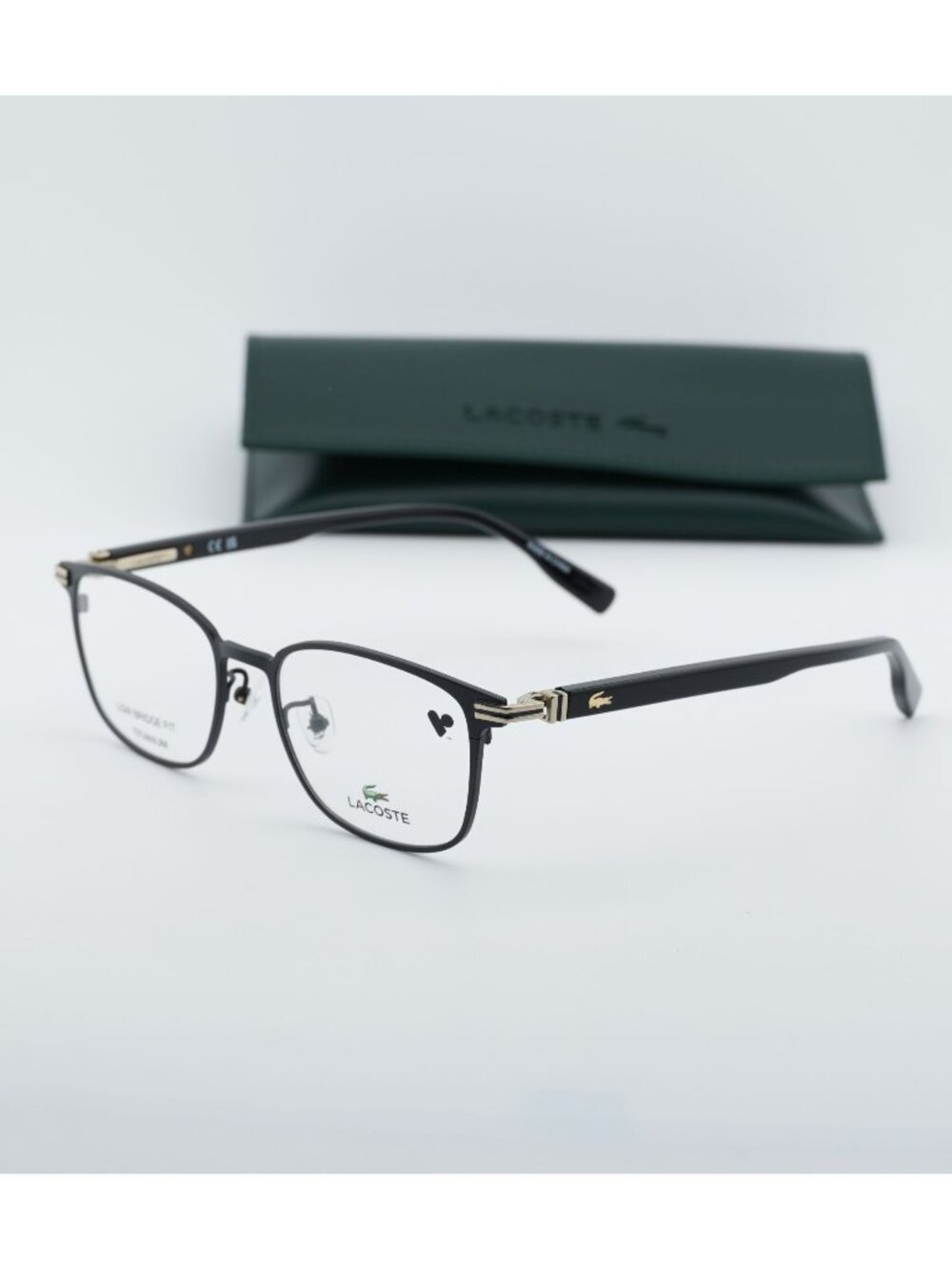 Lacoste L2530LB 002 Rectangle Eyeglasses 52mm - Black